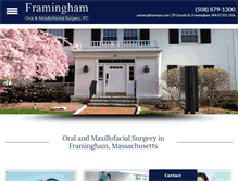 Tablet Screenshot of framinghamoms.com